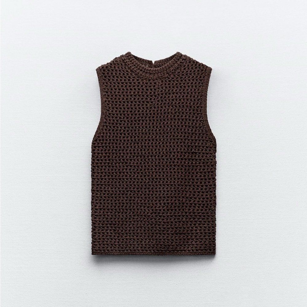 Zara Open Knit Top